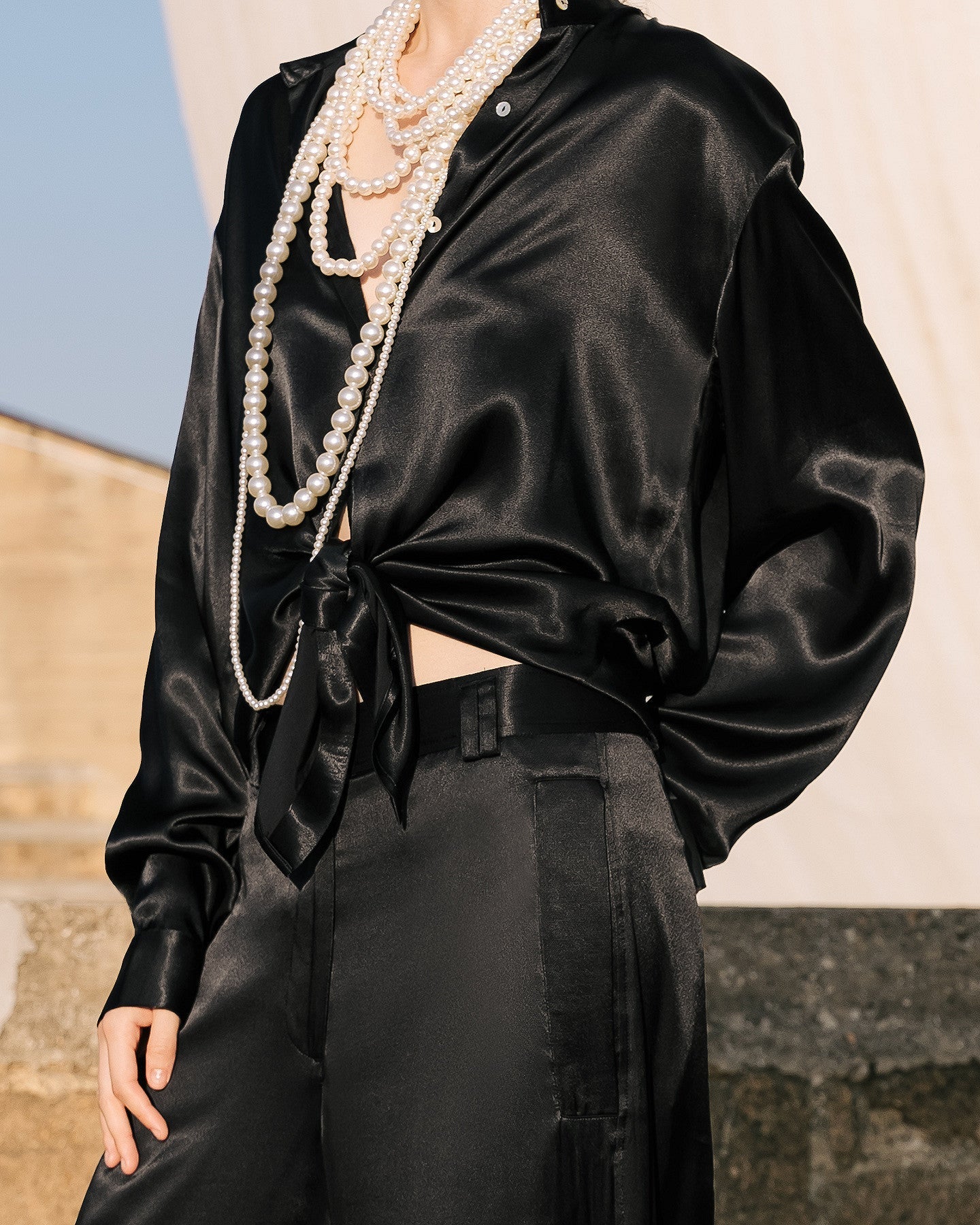 Chemise Siwa Noir | Mes Demoiselles Paris