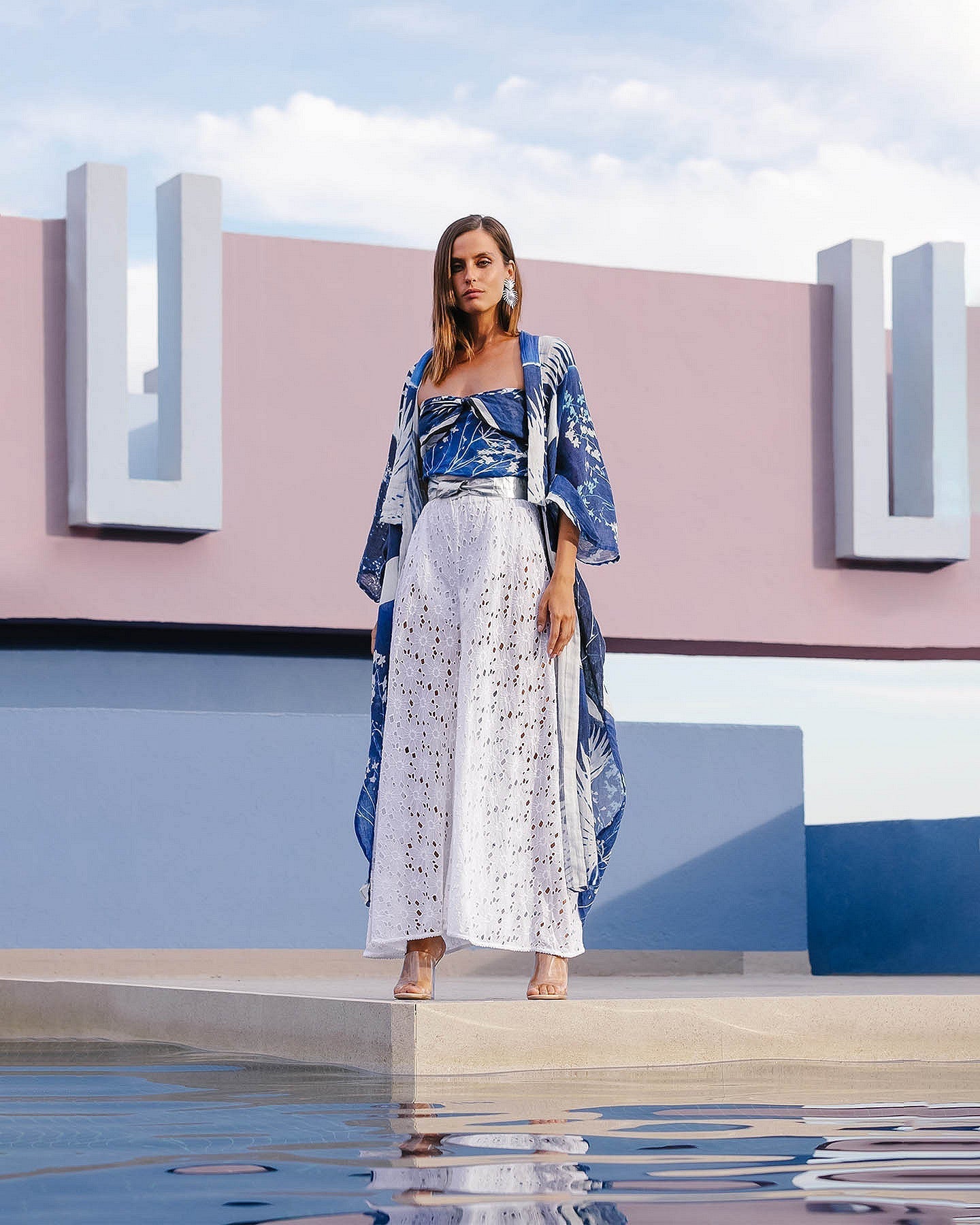 Kimono Cutilisci Bleu | Mes Demoiselles Paris