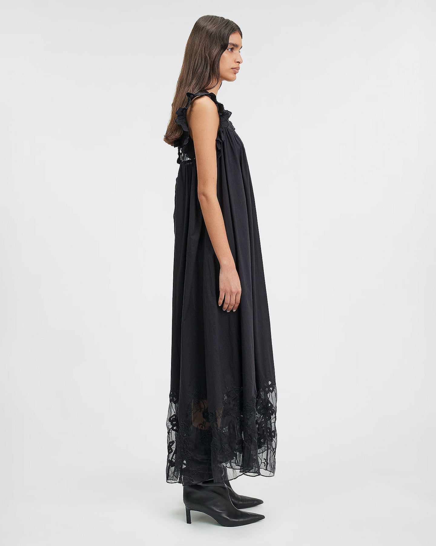 LA ROBE PERONE NOIR | MES DEMOISELLES PARIS