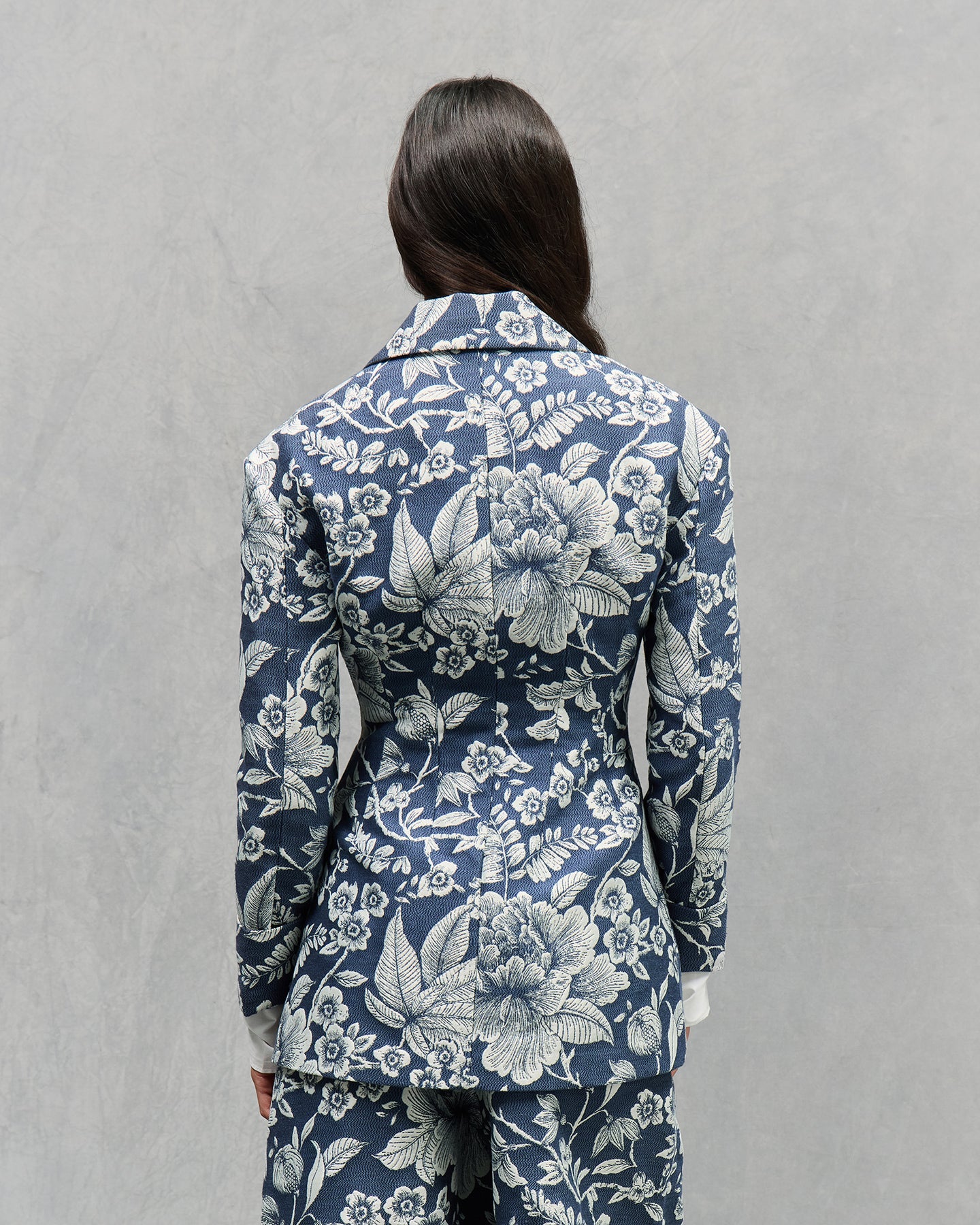 Veste Dida - Bleu/Écru