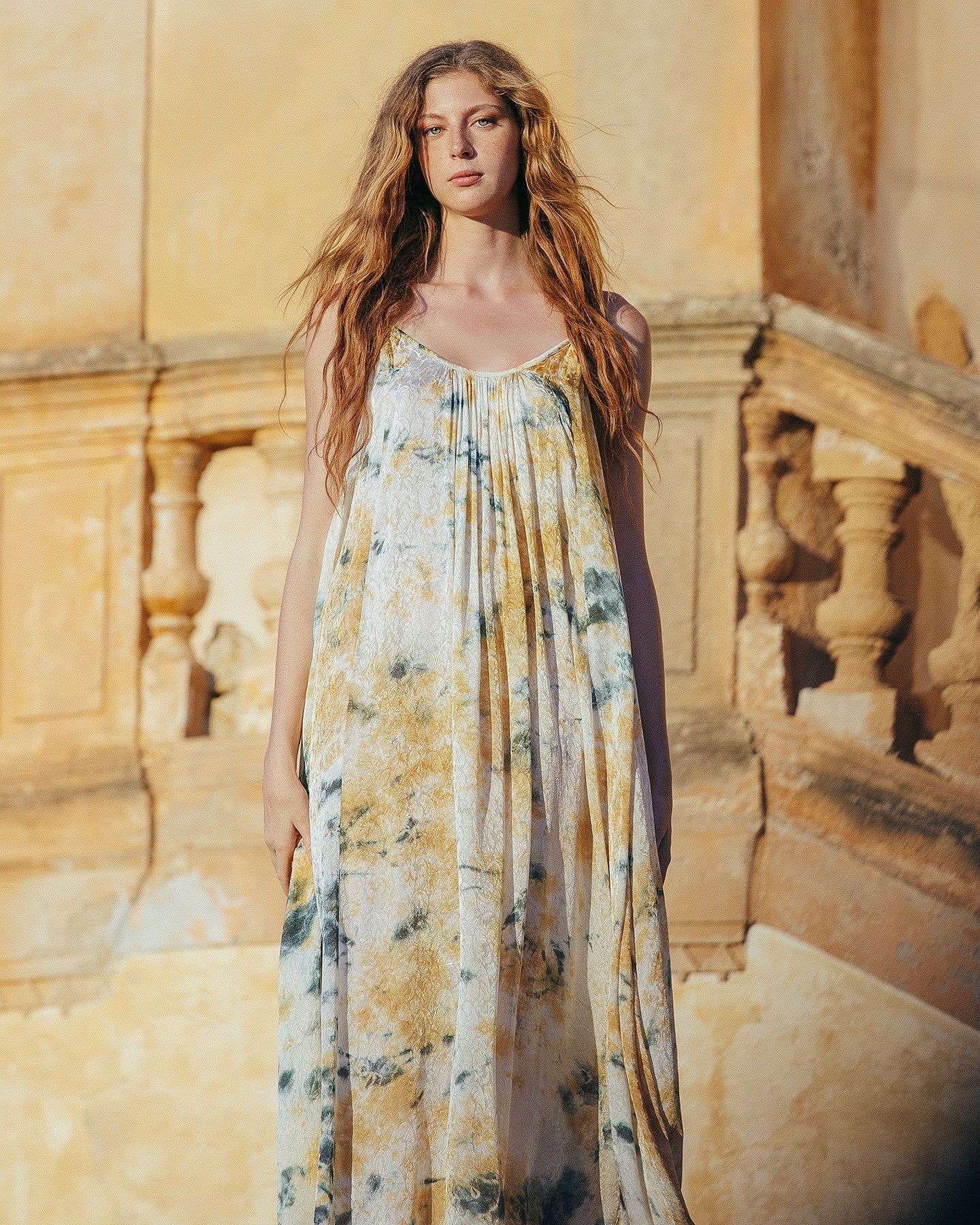 Robe Ivol Kaki / Ocre | Mes Demoiselles Paris