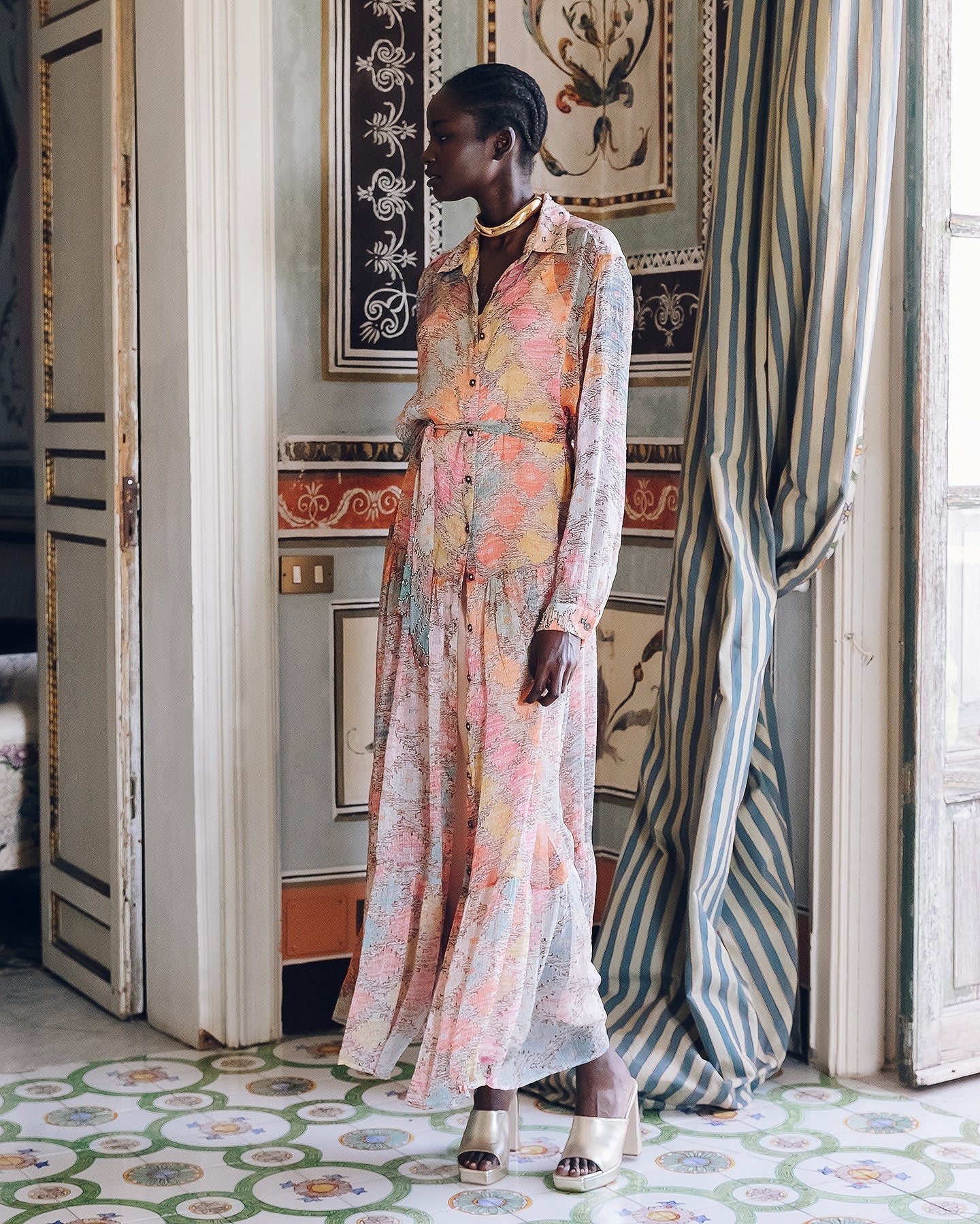 Robe Odette Multicolore | Mes Demoiselles Paris