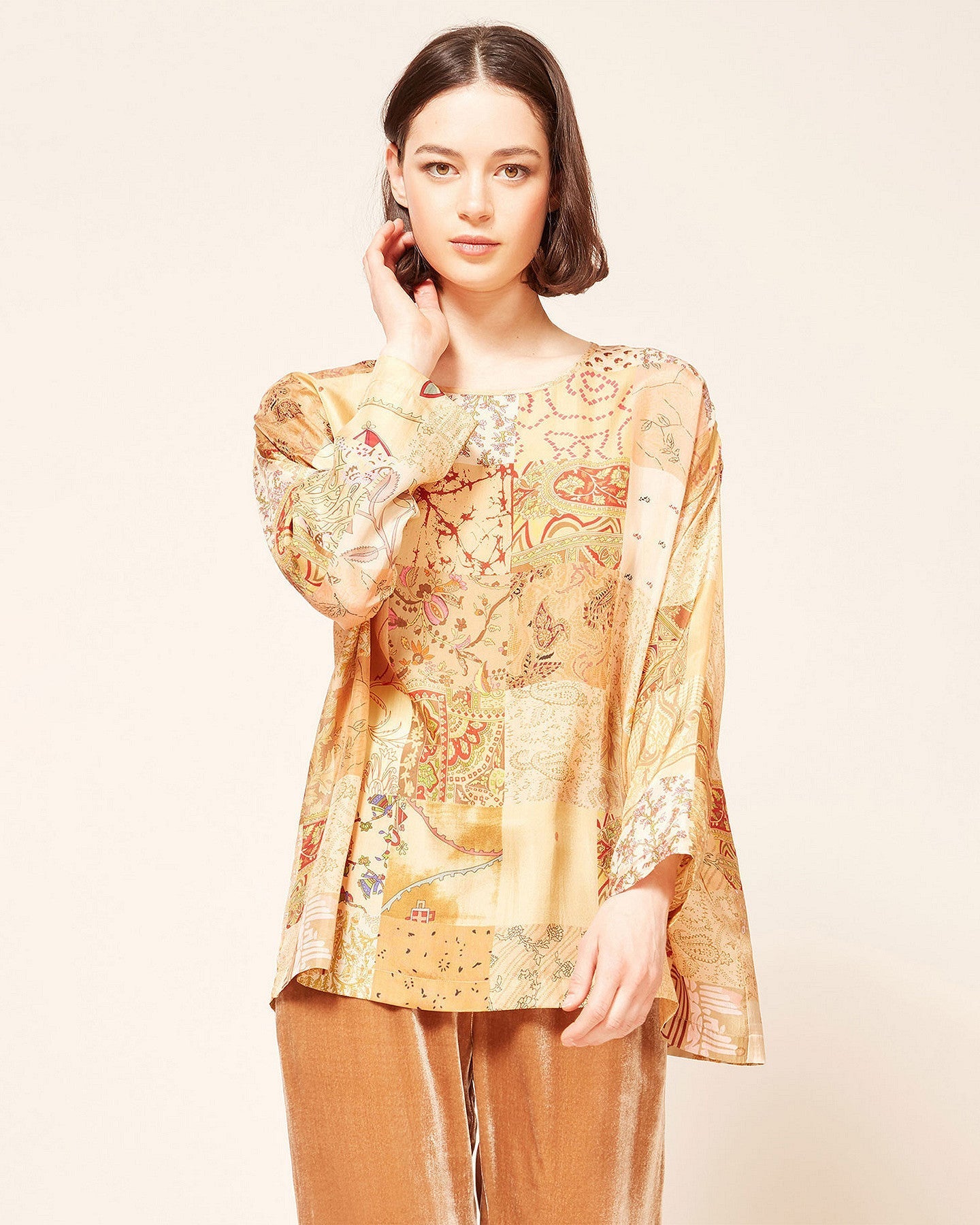 Blouse Pachtou  Combo beige | Mes Demoiselles Paris