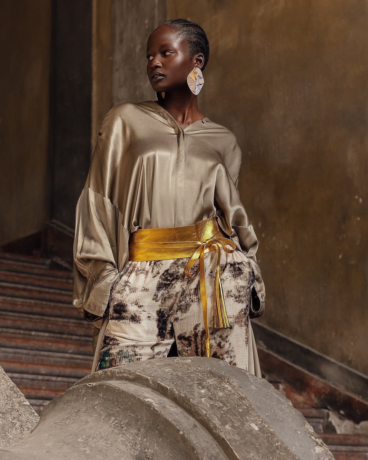 Blouse Suram  Kaki | Mes Demoiselles Paris