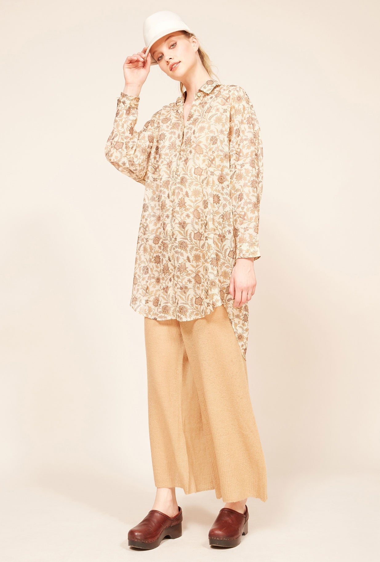 Chemise Chrysan  Imprimé ocre | Mes Demoiselles Paris