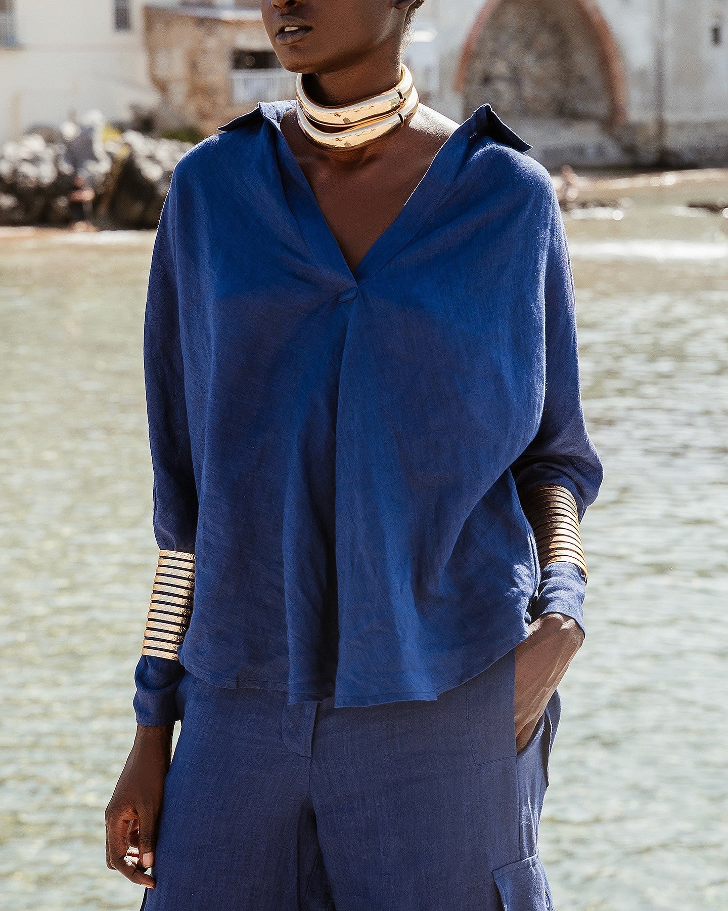 Chemise Cicco  Bleu klein | Mes Demoiselles Paris