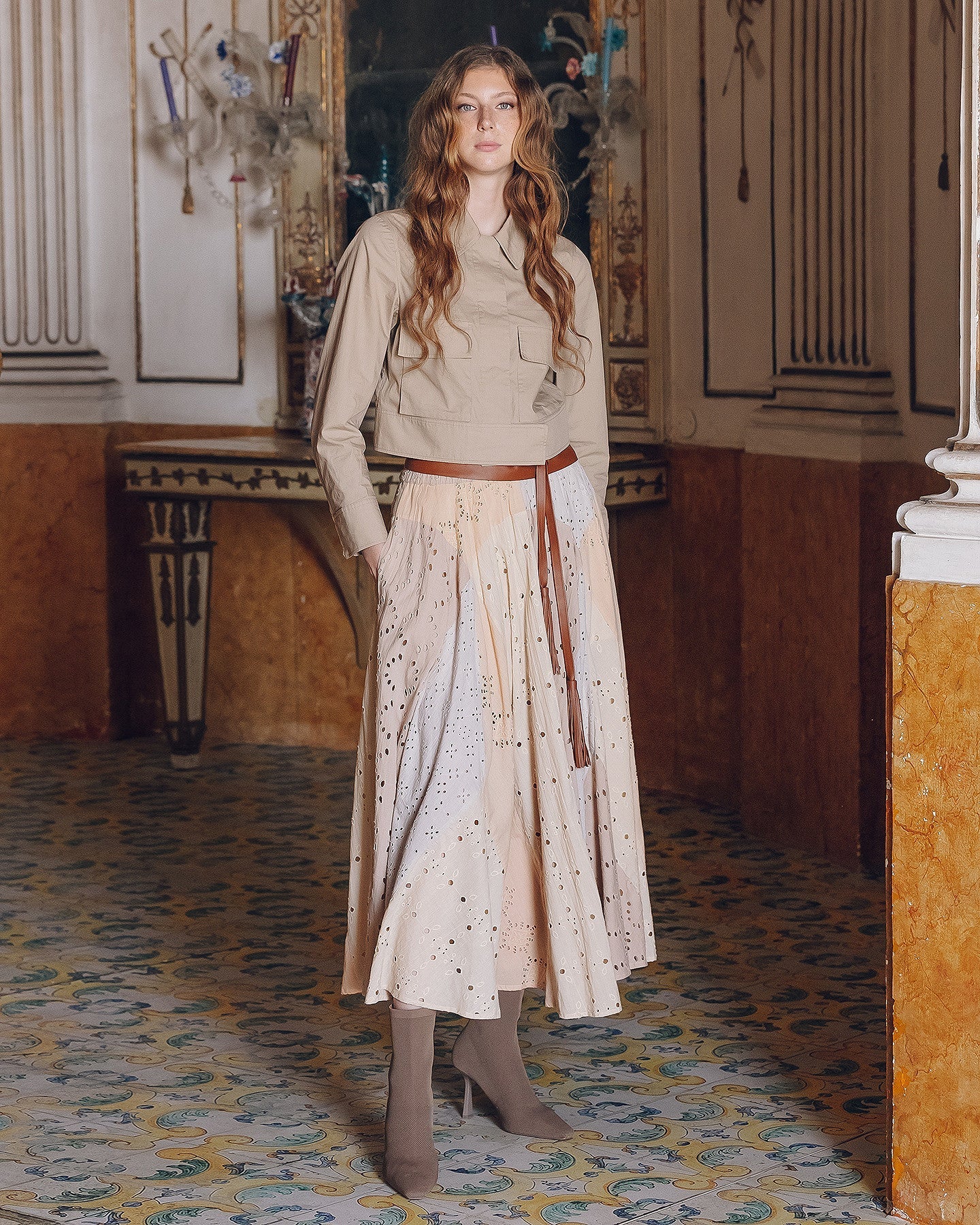 Jupe Pallas  Multicolore | Mes Demoiselles Paris