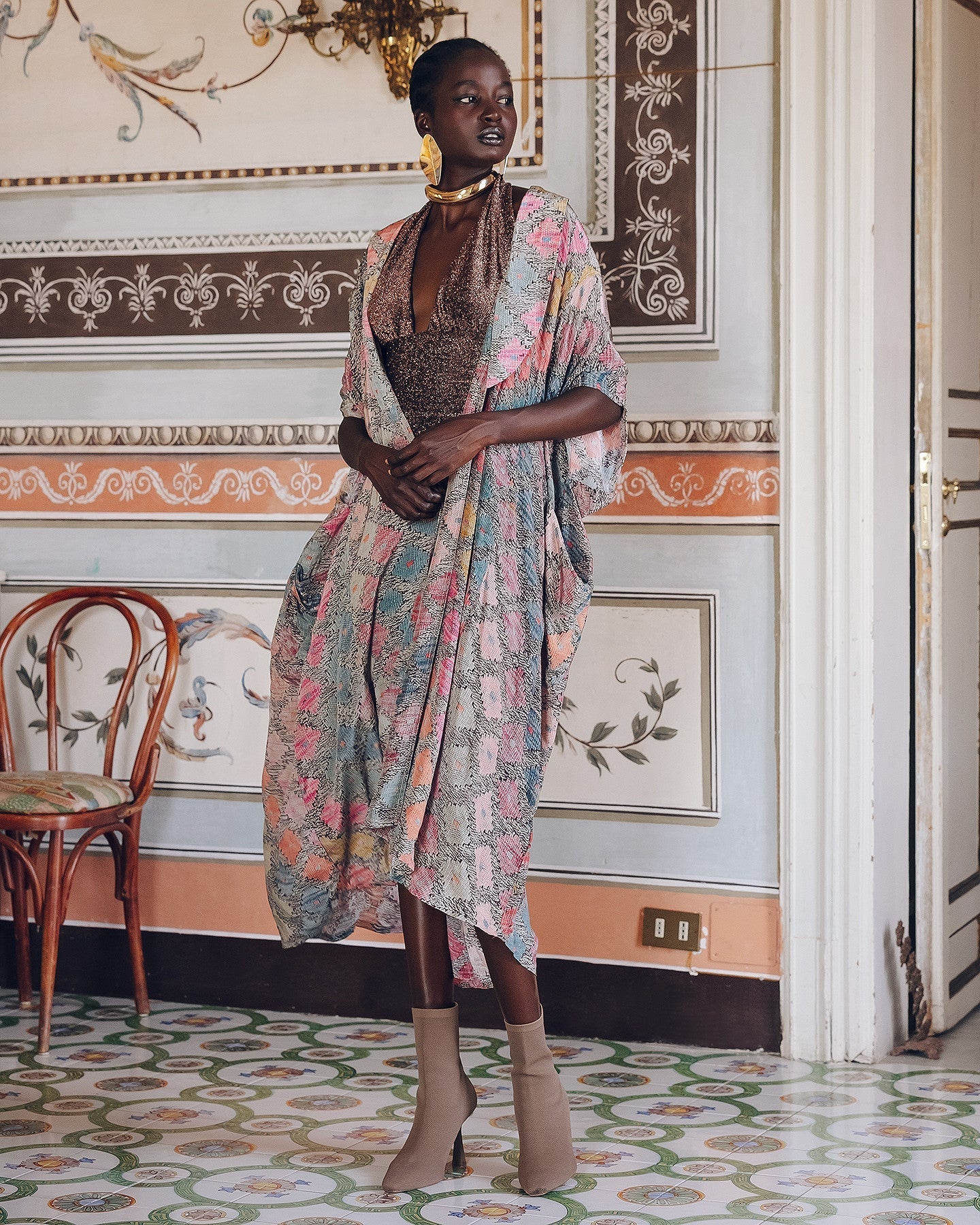 Kimono Otranto  Multicolore | Mes Demoiselles Paris